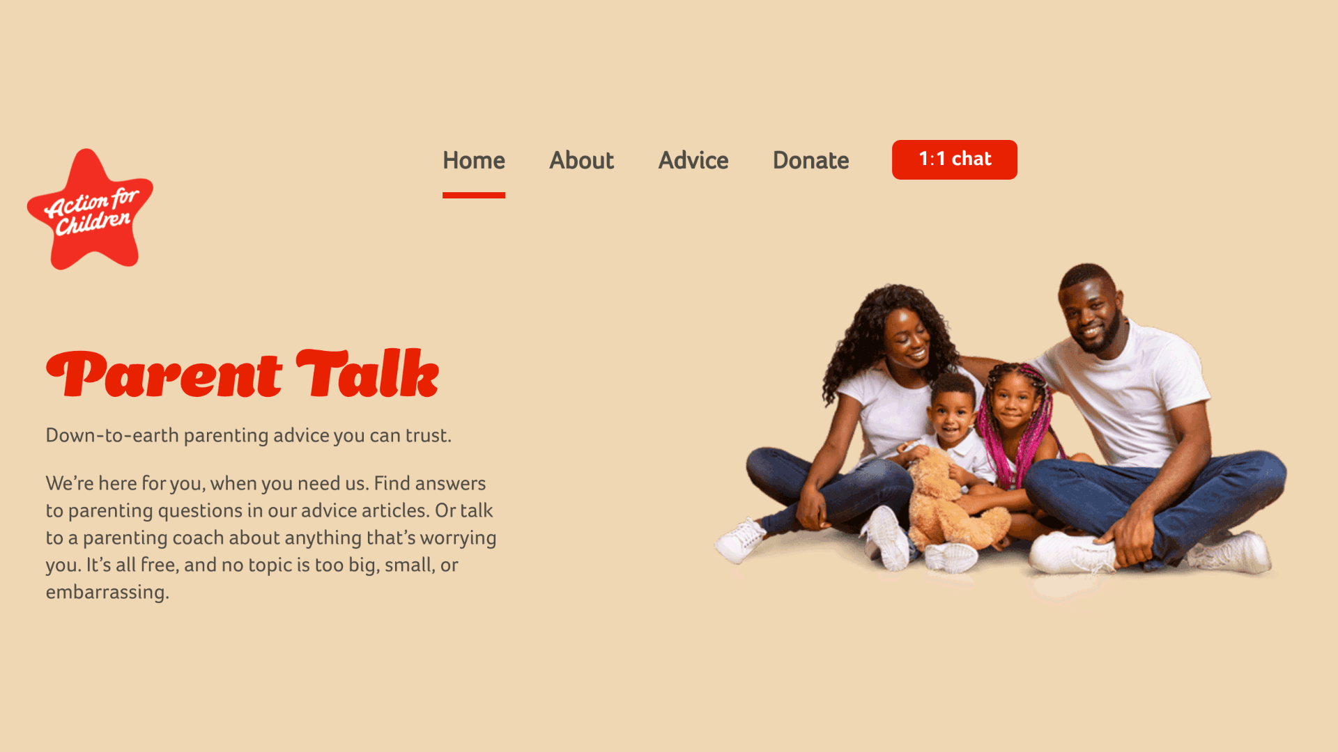 Keeping families supported when physical centres closed