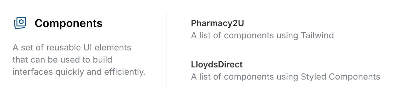Component JSDoc documentation