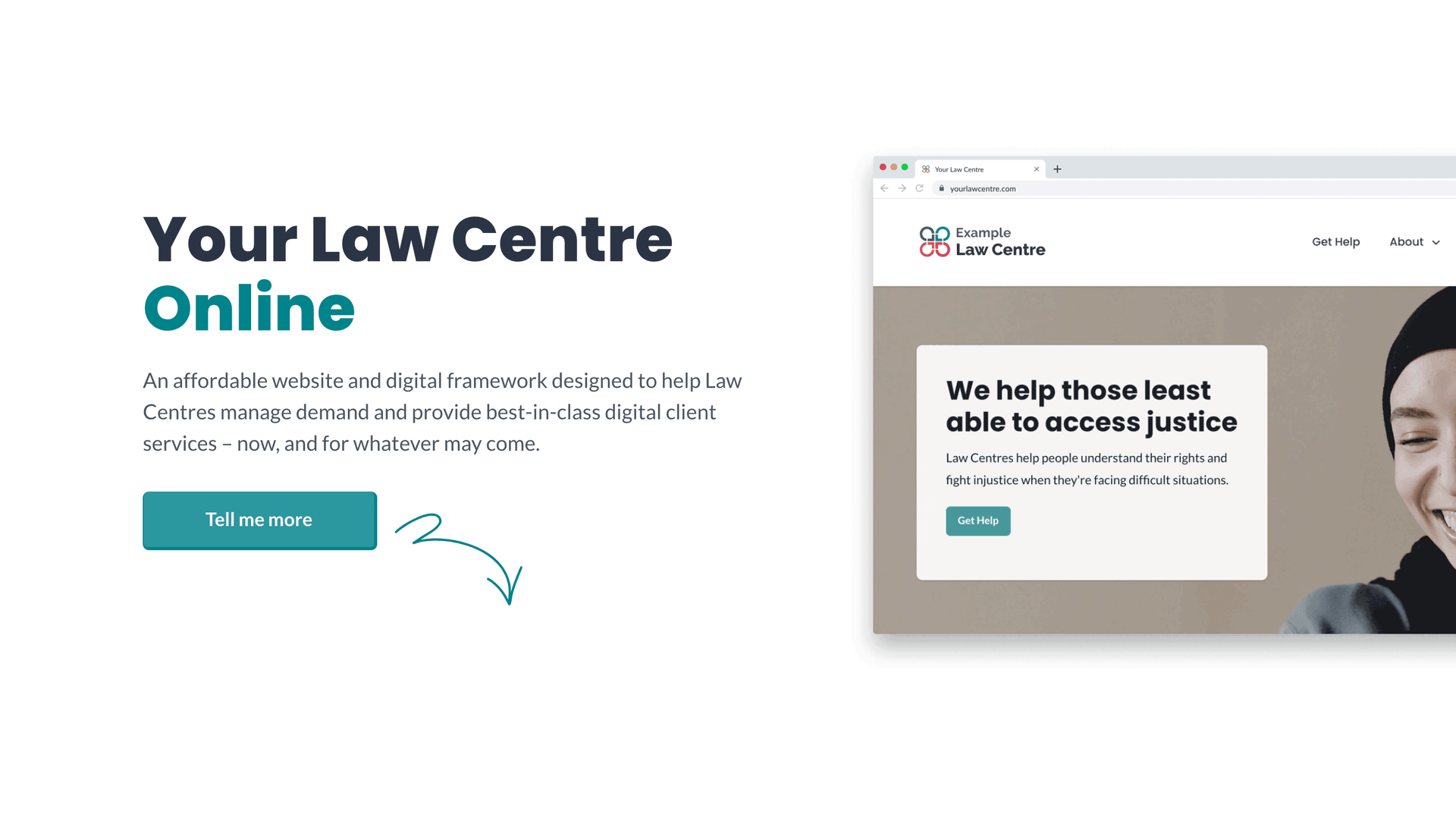 A digital framework as a service for Law Centres serving communities across the UK